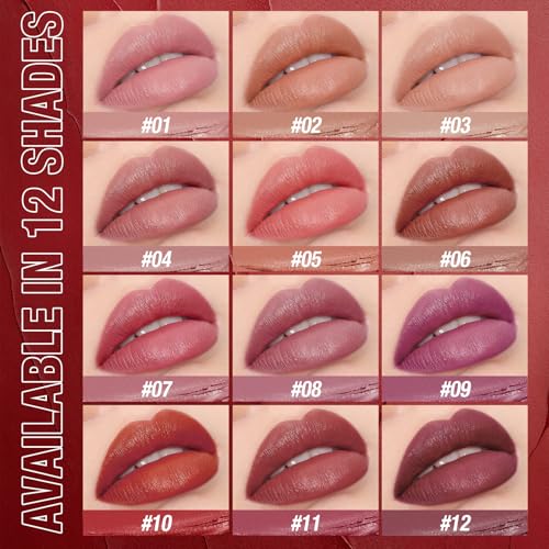 Jolilab Velvet Matte Lipstick Set - 2 Pcs in Nude to Dark Shades
