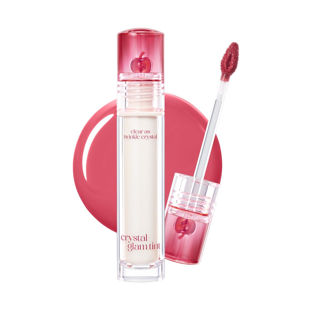 CLIO Crystal Glam Tint - Glossy Lip Tint with Long-Lasting Color | Lightweight Non-Sticky Stain in Daily Mauve