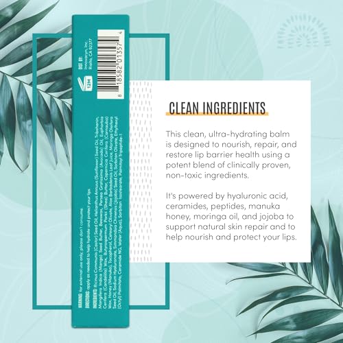 Hydrating Lip Balm with Hyaluronic Acid - Nourishing, Non-Toxic, 10ml