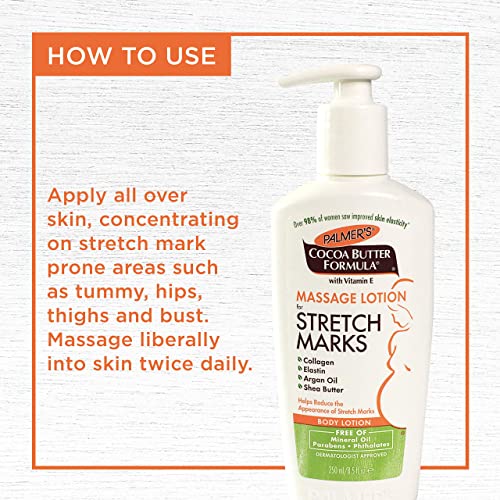 Palmer's Cocoa Butter Massage Lotion for Stretch Marks - 8.5 oz (Pack of 2)