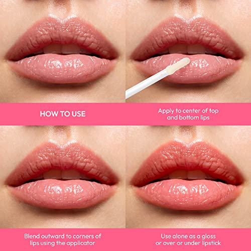 Ruby Kisses Hyaluronic Lip Plumper Gloss - High-Shine Hydration