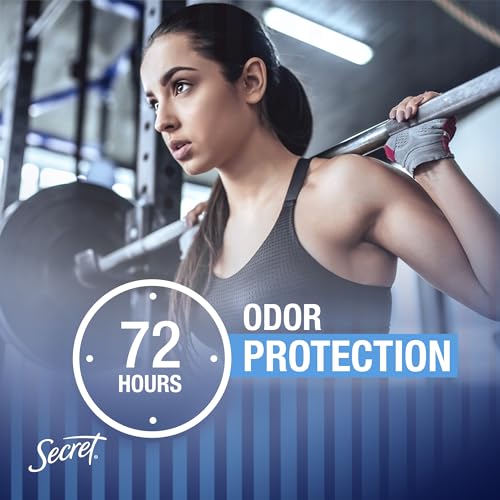 Secret Outlast Antiperspirant Deodorant for Women, 72hr Sweat & Odor Protection, PH Balancing Minerals, Pro-Hyaluronic Acid, Clear Gel, Completely Clean Scent, 2.6 oz (Pack of 2)