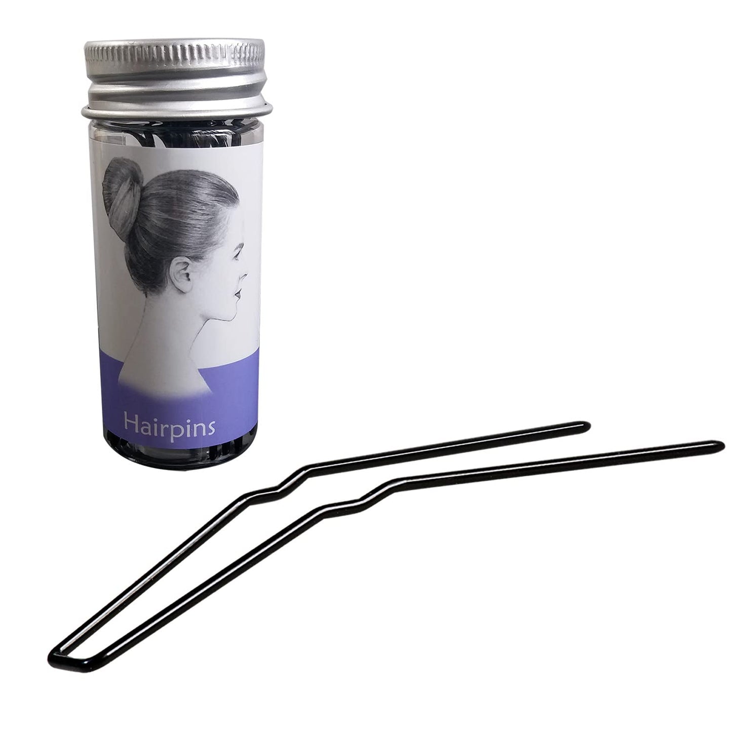 Bobby Pins for Hair Buns - 12 Pcs Hair Clips for Ballet & Salon Styling | Durable & Versatile