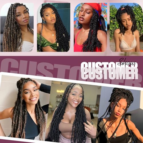 DACAI XIU 10-Inch Pre-Separated Marley Twist Braiding Hair, 6 Packs