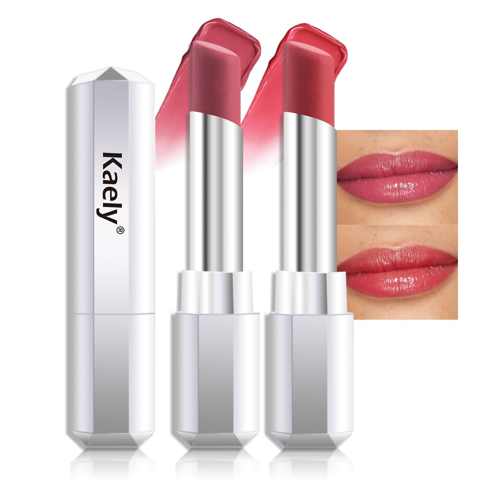 Honey Lipstick Tinted Lip Balm - Hydrating Shine for Dry Lips | Moisturizing Vegan Glossy Stain, Sheer & Lightweight