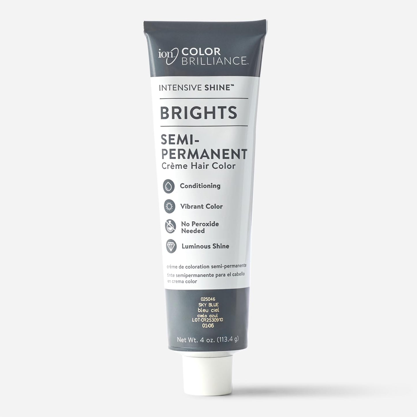 Brights Semi-Permanent Hair Color - Sky Blue | Vibrant, Long-Lasting Formula