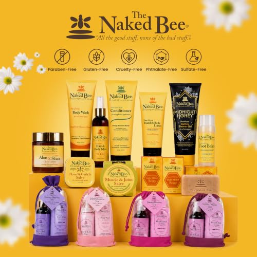 The Naked Bee Midnight Honey Shimmering Body Lotion, 2.5 oz