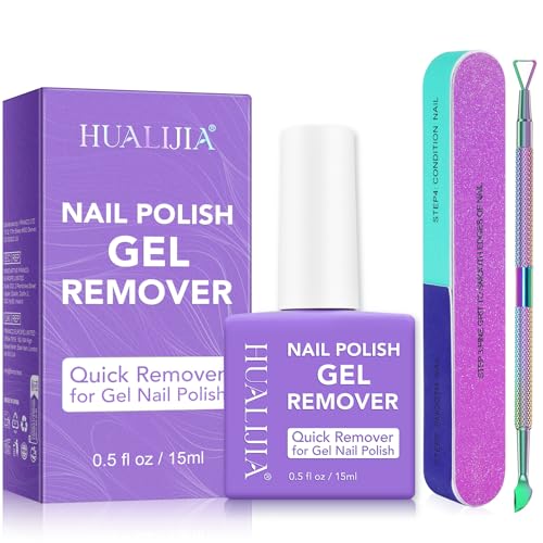 HUALIJIA Gel Nail Polish Remover Kit – Fast, Easy, No Soaking