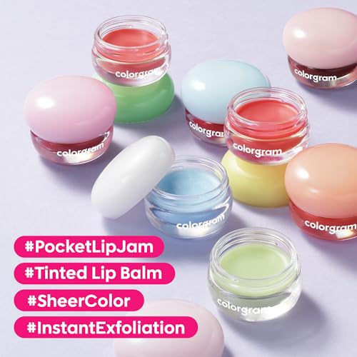 COLORGRAM Tintin Dory Lip Jam 03 Peach Jam - Hydrating Lip Balm