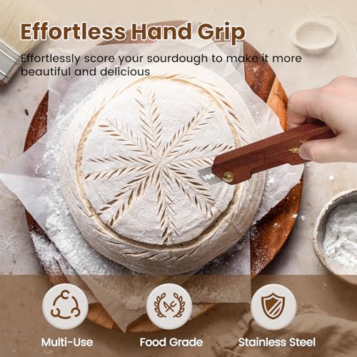 Professional Wooden Bread Lame Scoring Tool for Sourdough