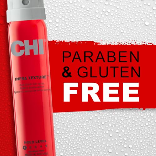 CHI Infra Texture Dual Action Hair Spray - Flexible Hold & Shine, 2.6 Oz