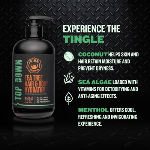 GIBS Top Down Hair and Body Hydrator - Lightweight Moisturizer