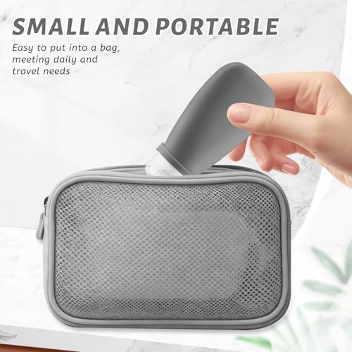 Damsier 8 Pack 3oz Silicone Travel Bottles Leak-Proof TSA Cosmetic Containers