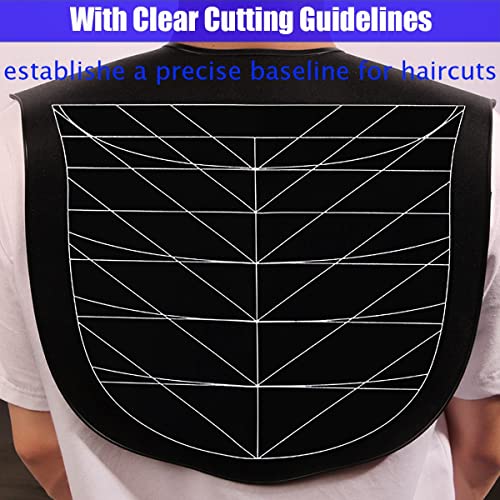 XDONEF Waterproof Hair Cutting Guide Collar & Mat for Stylists