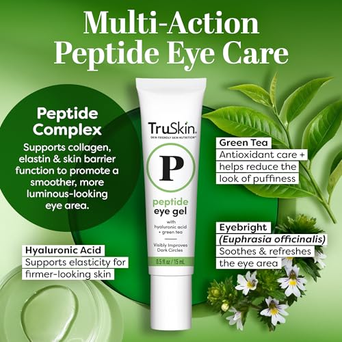 TruSkin Peptide Eye Cream Gel for Dark Circles & Fine Lines
