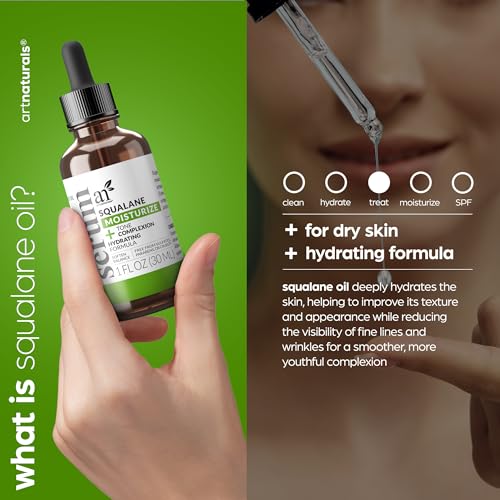 Artnaturals Squalane Facial Oil - Hydrating & Fast Absorbing 1 oz