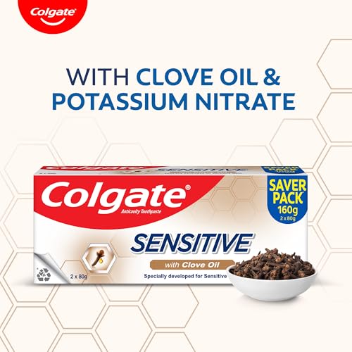 Colgate Sensitive Toothpaste with Clove Oil - 160g Relief