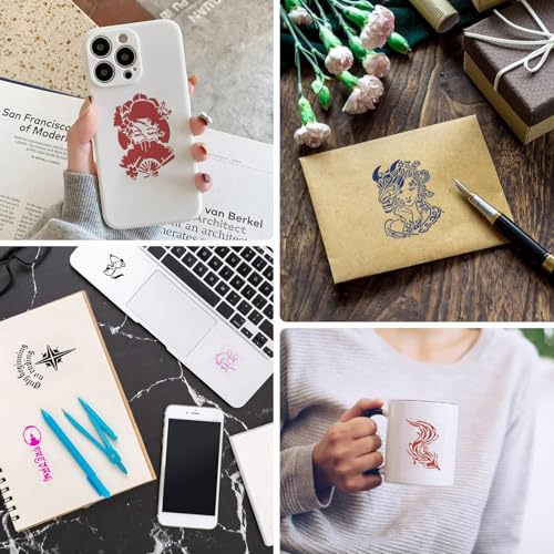 VERKSTAD Pattern E Temporary Tattoo Stencil Sheets for Kids & Adults
