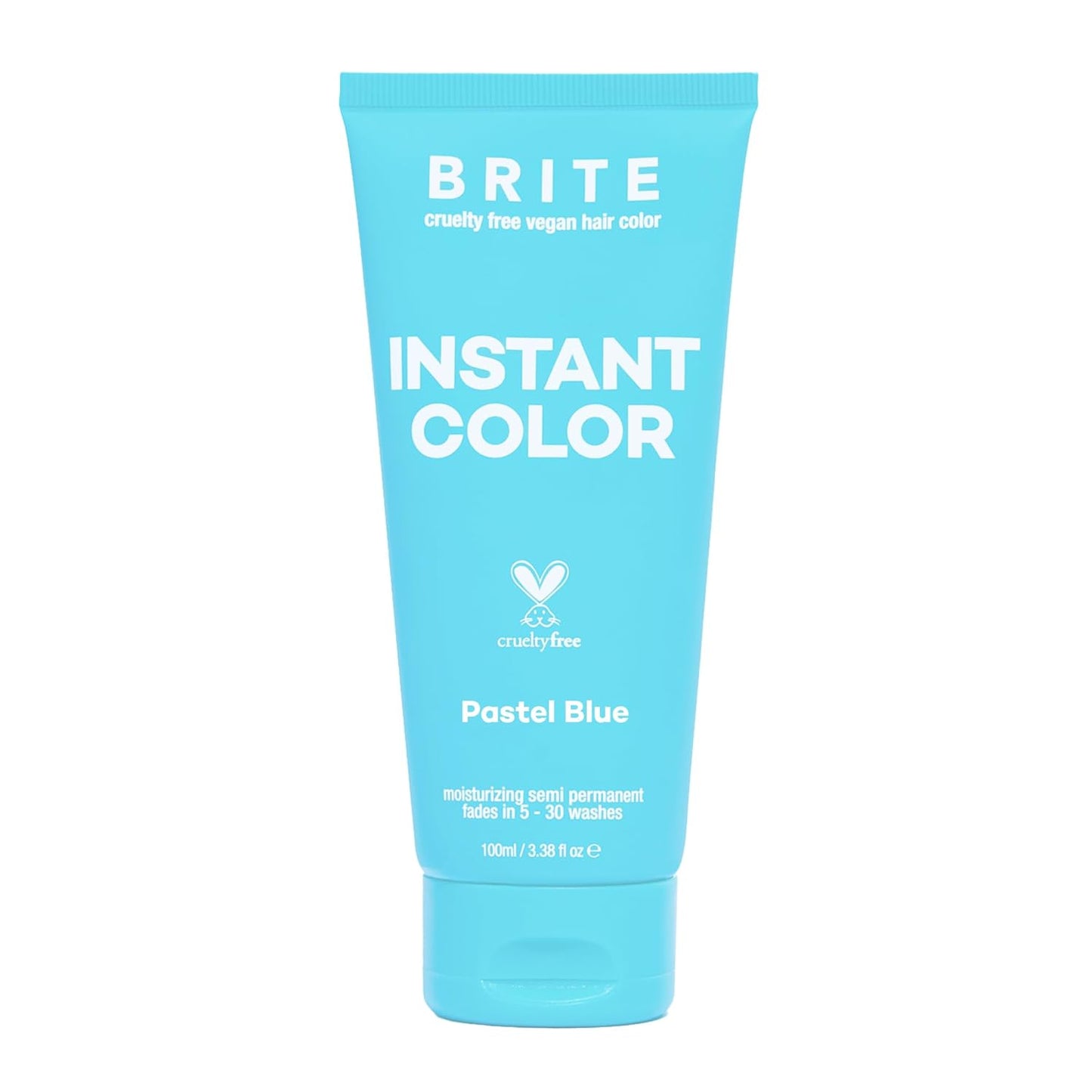 Vegan Instant Hair Color - Semi-Permanent Nourishing Dye for Pre-Lightened & Blonde Hair | Rose, 3.38 Fl Oz