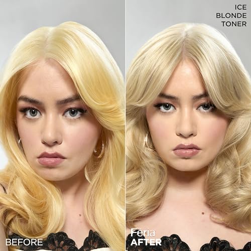 L'Oreal Paris Feria Ice Blonde Hair Toner - Ammonia Free, Demi-Permanent