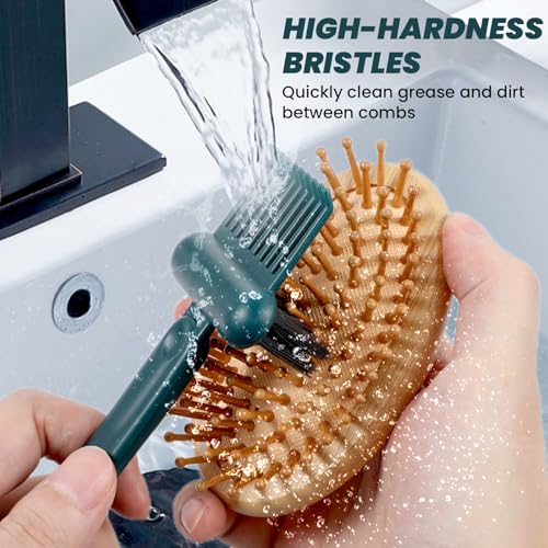 2-in-1 Brush Cleaner Tool for Hair & Comb - Portable & Effective