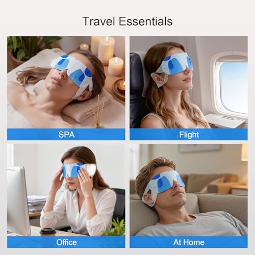 Steam Eye Mask for Dry Eyes - 16 Packs Self-Heating Compress