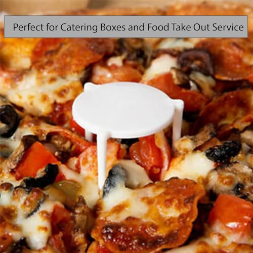 Pizza Saver Stand - Disposable Plastic Tripod for Perfect Delivery (Pack of 50)