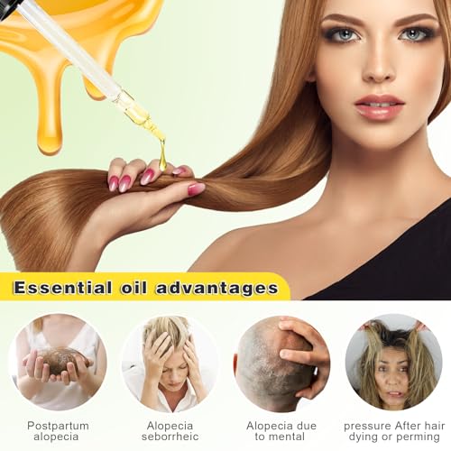 KPNEMA 100% Pure Rosemary Oil for Hair Growth - 4.04 Fl Oz Nourishing Treatment