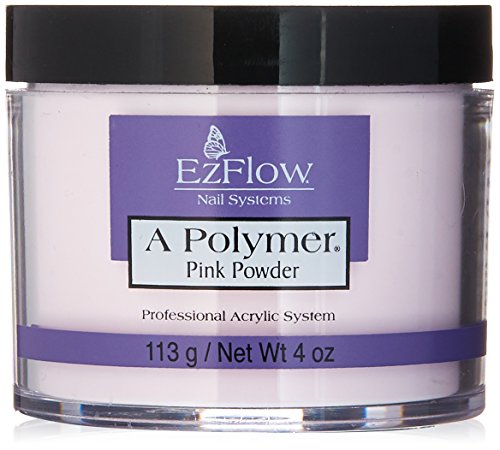 EZ Flow Pink Polymer False Nails - EZ66049, 4 Ounce
