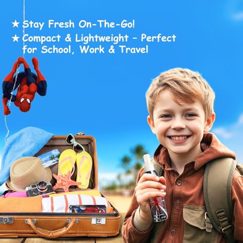 Marvel Spider-Man Kids Cologne - Long Lasting Fragrance, 6.8 Fl Oz