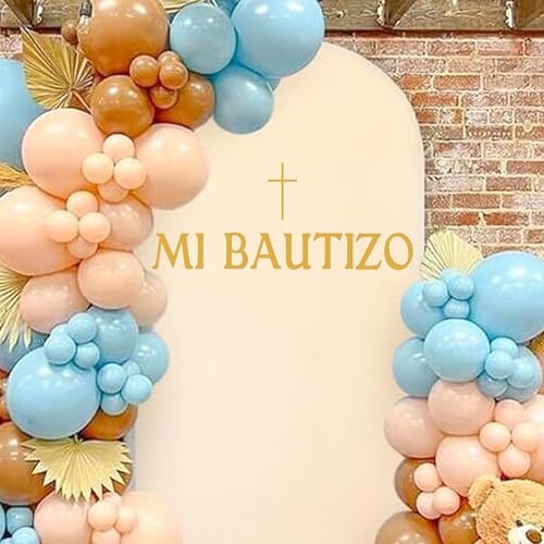 Mi Bautizo Wall Decal with Cross - Baptism & Communion Decor