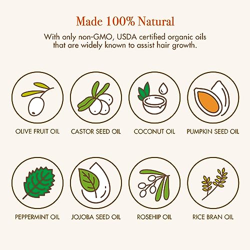 Red by Kiss Growth MD Hair & Scalp Oil 4.5 fl oz | Nourishing Organic Hair Treatment