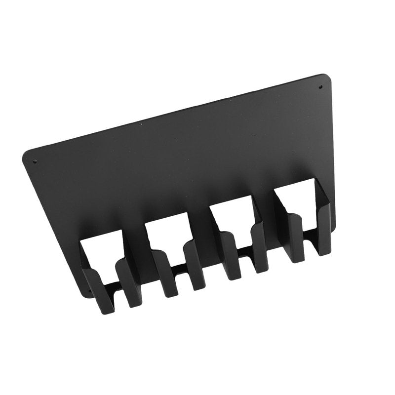 Dioche Hair Clipper Rack - Wall Mounted Storage for 4 Clippers - Easy to Assemble and Versatile Holder for Barber Shop and Home Use - Sturdy Design, Keeps Your Workspace Organized