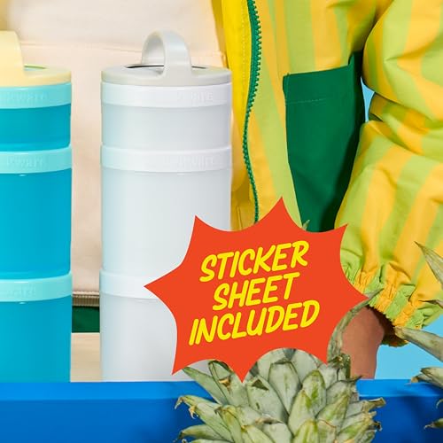 Whiskware Stackable Snack Containers for Kids - 3 Piece Set