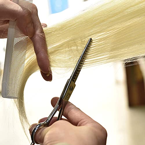 Professional 6-Inch Hair Cutting Scissors with Adjustable Tension - Ergonomic & Sharp Blades