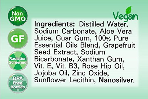 Silver Shield All-Natural Deodorant Roll-on 2 oz - Refillable, Aluminum-Free, Colloidal Silver & Essential Oils, Pack of 1