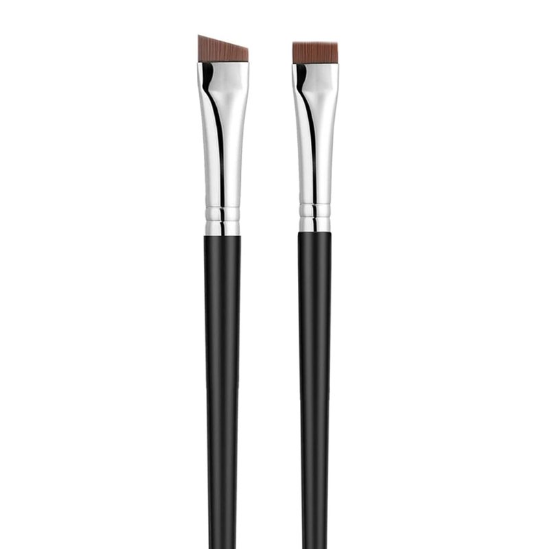 Precision Gel Eyeliner Brushes - Fine Angled Synthetic Bristles for Flawless Eye Makeup | Ultra Thin Slanted Design