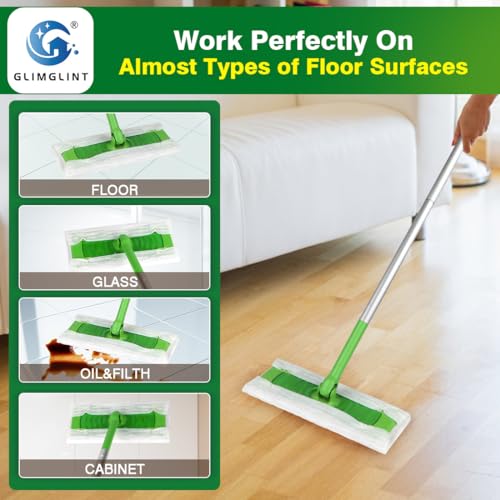 GLIMGLINT Disposable Dry Sweeping Cloths for Swiffer - 120 Count