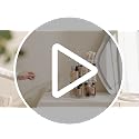 HBlife 360 Rotating Makeup Organizer - Large Adjustable Carousel for Vanity