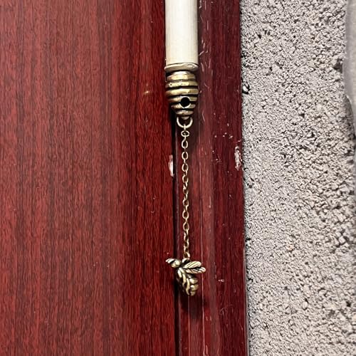 Brass Bee Hive Magnetic Hinge Heads - 3 Pcs Decorative Toppers