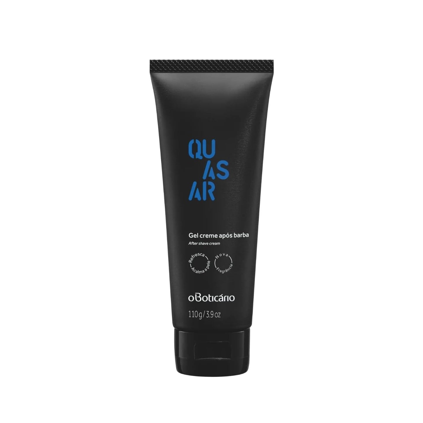 O Boticário Quasar Aftershave Gel for Men with Chamomile, Bisabolol and Aloe, 110g