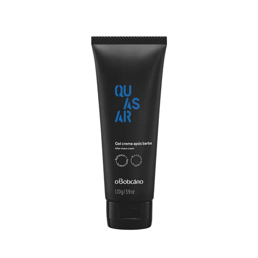 O Boticário Quasar Aftershave Gel for Men with Chamomile, Bisabolol and Aloe, 110g