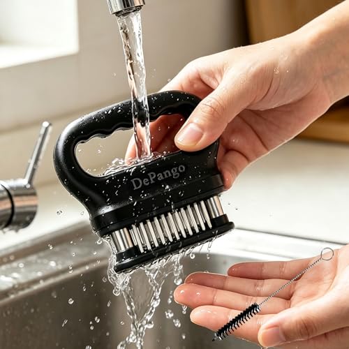 DePango Meat Tenderizer Tool with 48 Stainless Steel Needles