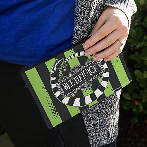 Beetlejuice Cosmetic Bag Organizer Pouch – Travel Makeup & Accessories Storage