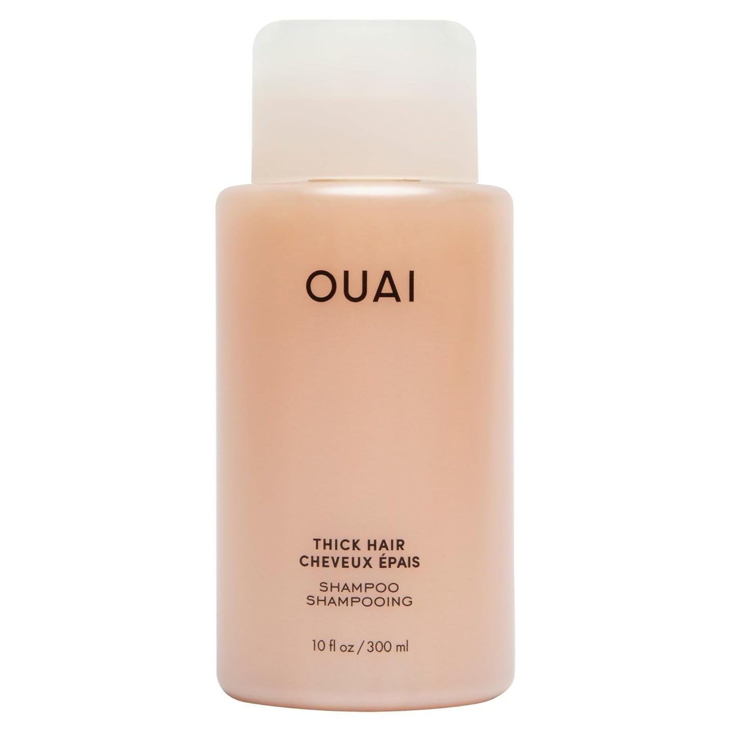 OUAI Thick Hair Shampoo - Hydrating Shea Butter Formula for Full, Frizzy Hair - 32 Oz Refill with Marshmallow Root, Avocado Oil & Keratin