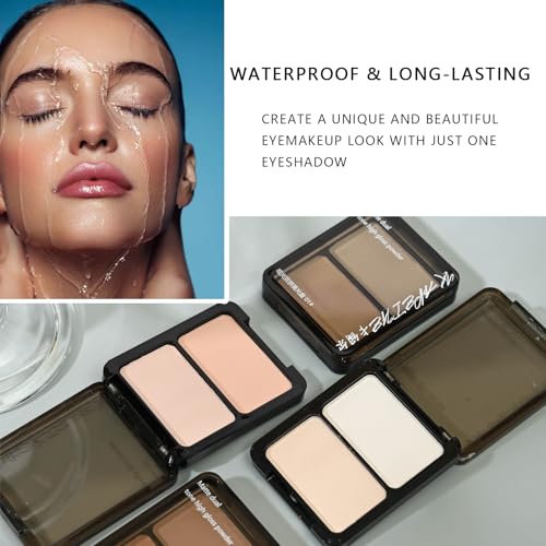 K'APEINE Nude Eyeshadow Palette - Light Pink & Beige Duo