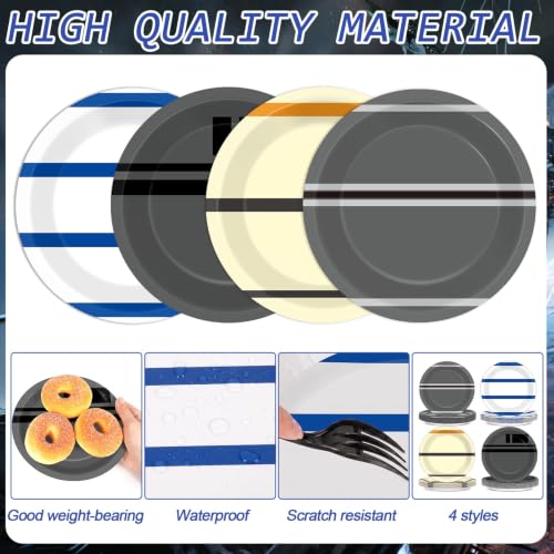 Galaxy Movie Star Theme Party Plates - 48 Disposable 7-Inch Paper Plates