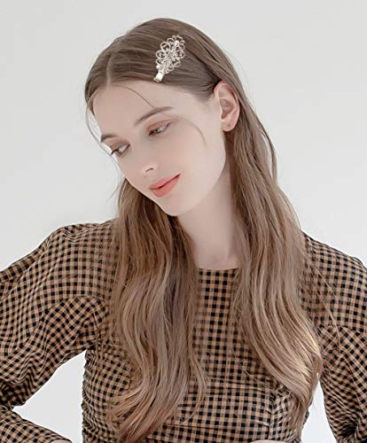 30 Pack Silver Metal Alligator Hair Clips & Bobby Pins for Women & Girls