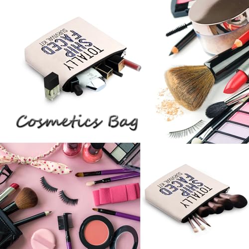 Totally Ship Faced Canvas Makeup Bag - Cruise Bachelorette Party Gift