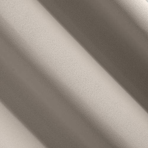 Sun Zero Easton Energy Saving Blackout Curtain Panel - 40" x 84" - Stone